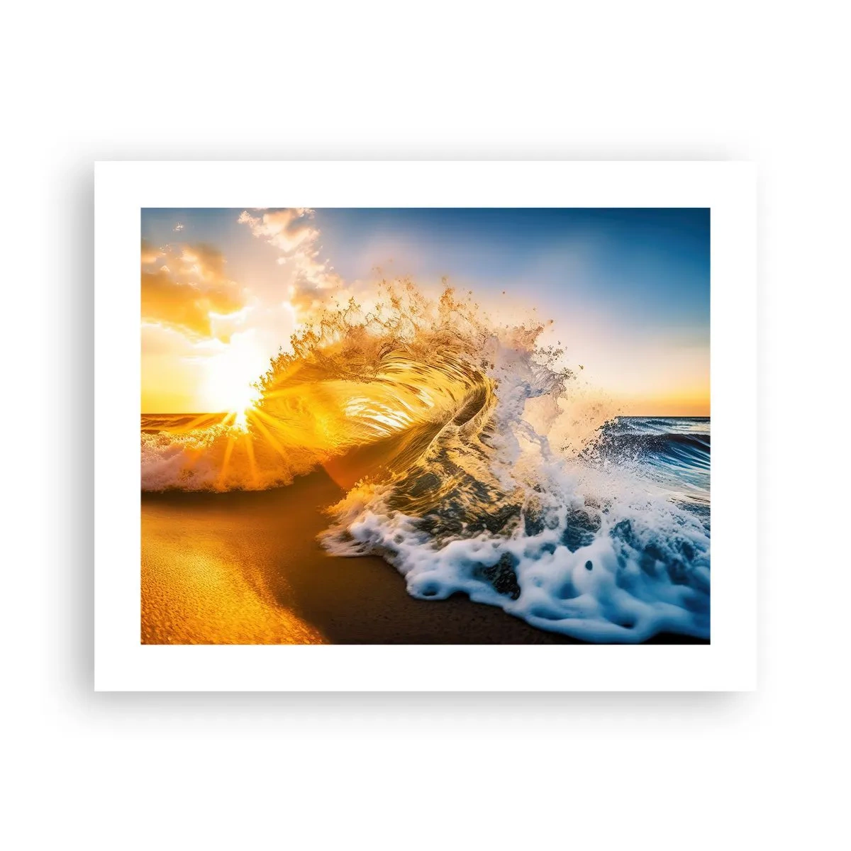 Pôster - Diversão na areia - 50x40 cm