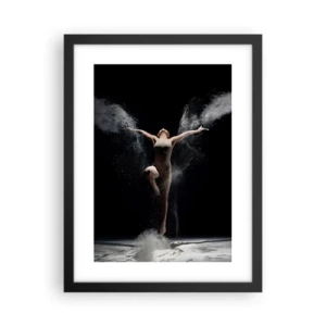 Pôster com moldura preta - Os elfos existem - 30x40 cm