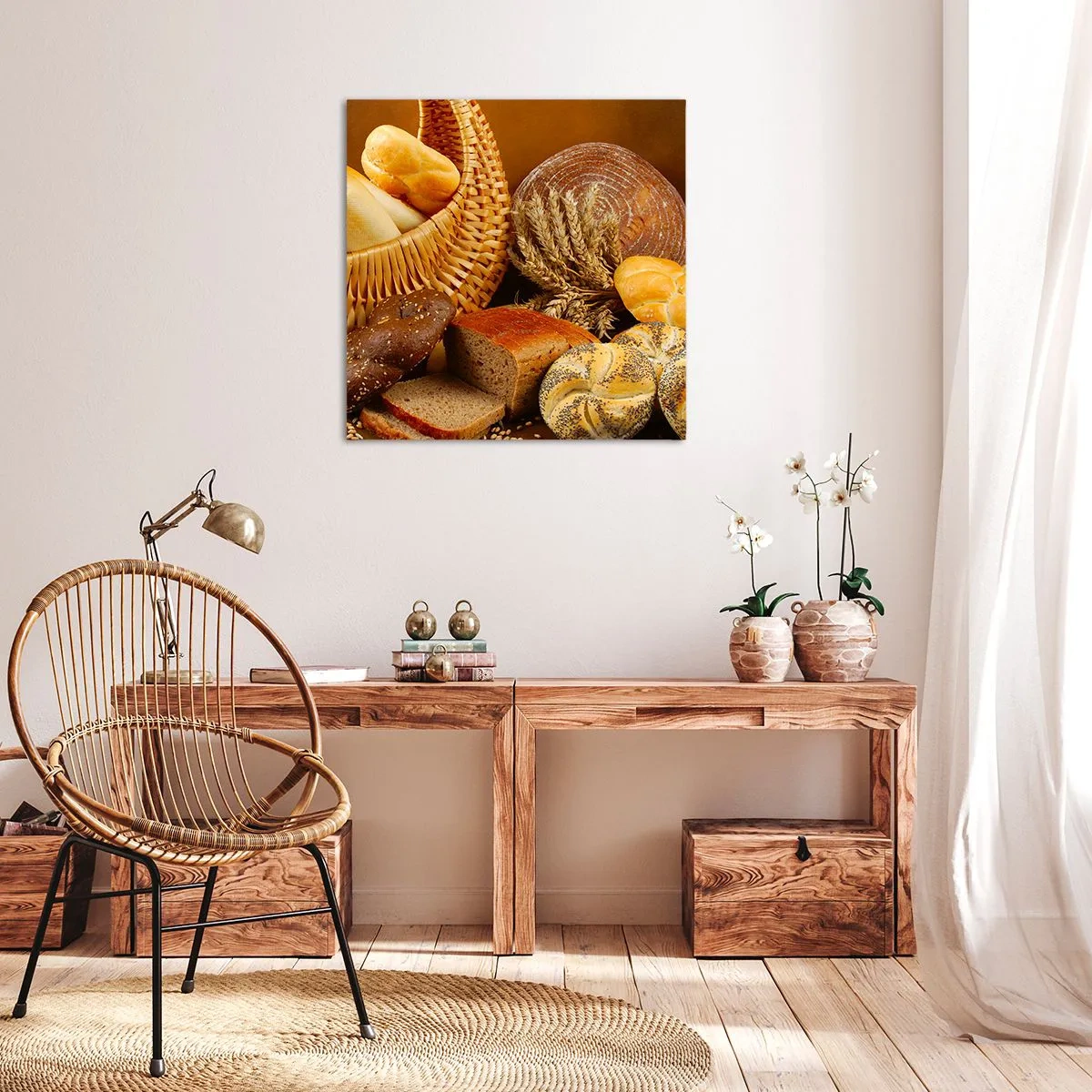 Quadro em tela - Safamo-nos novamente - 40x40 cm