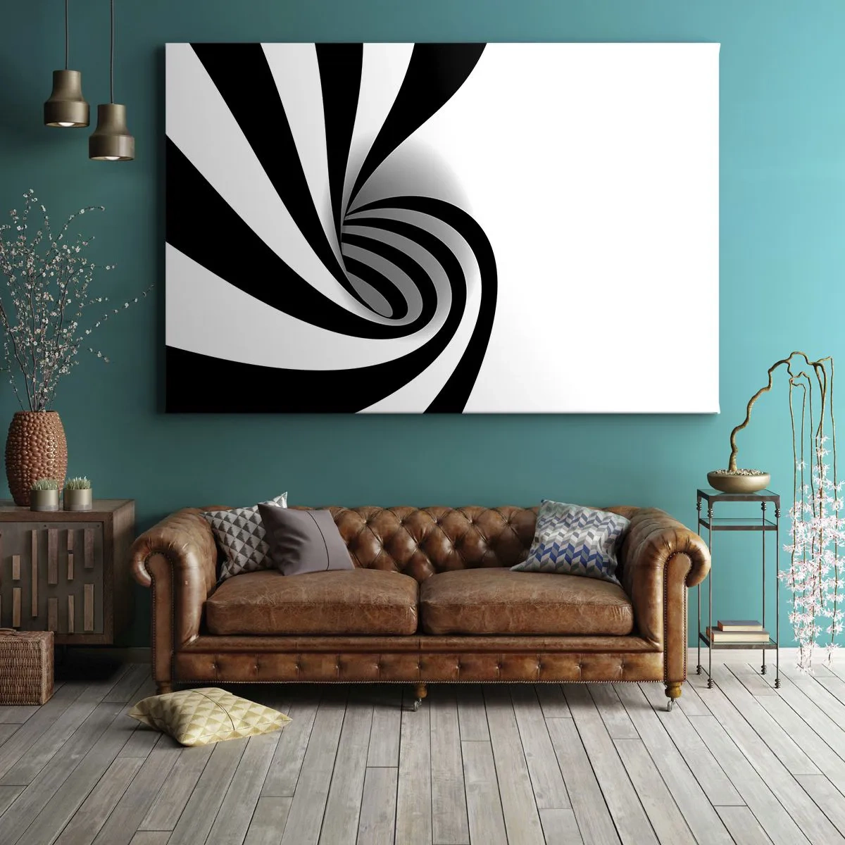 Quadro em tela - No entanto, gira - 100x70 cm