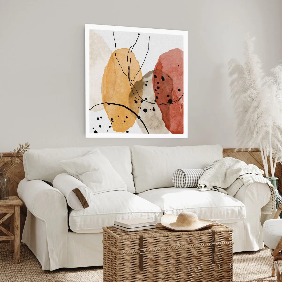 Pôster - Como o ar leve e transparente - 60x60 cm