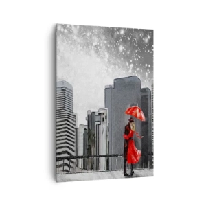 Quadro em tela - O homem não é pedra - 70x100 cm