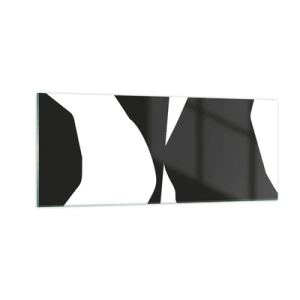 Quadro em vidro - Positivo negativo - 100x40 cm