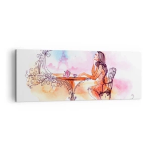 Quadro em tela - Elegância parisiense - 140x50 cm