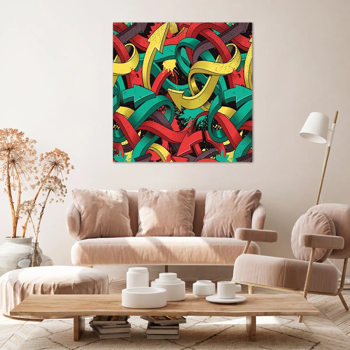 Quadro em tela - Qual o caminho para o destino? - 30x30 cm