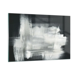 Quadro em vidro - Entrelaçado na vertical e horizontal - 120x80 cm