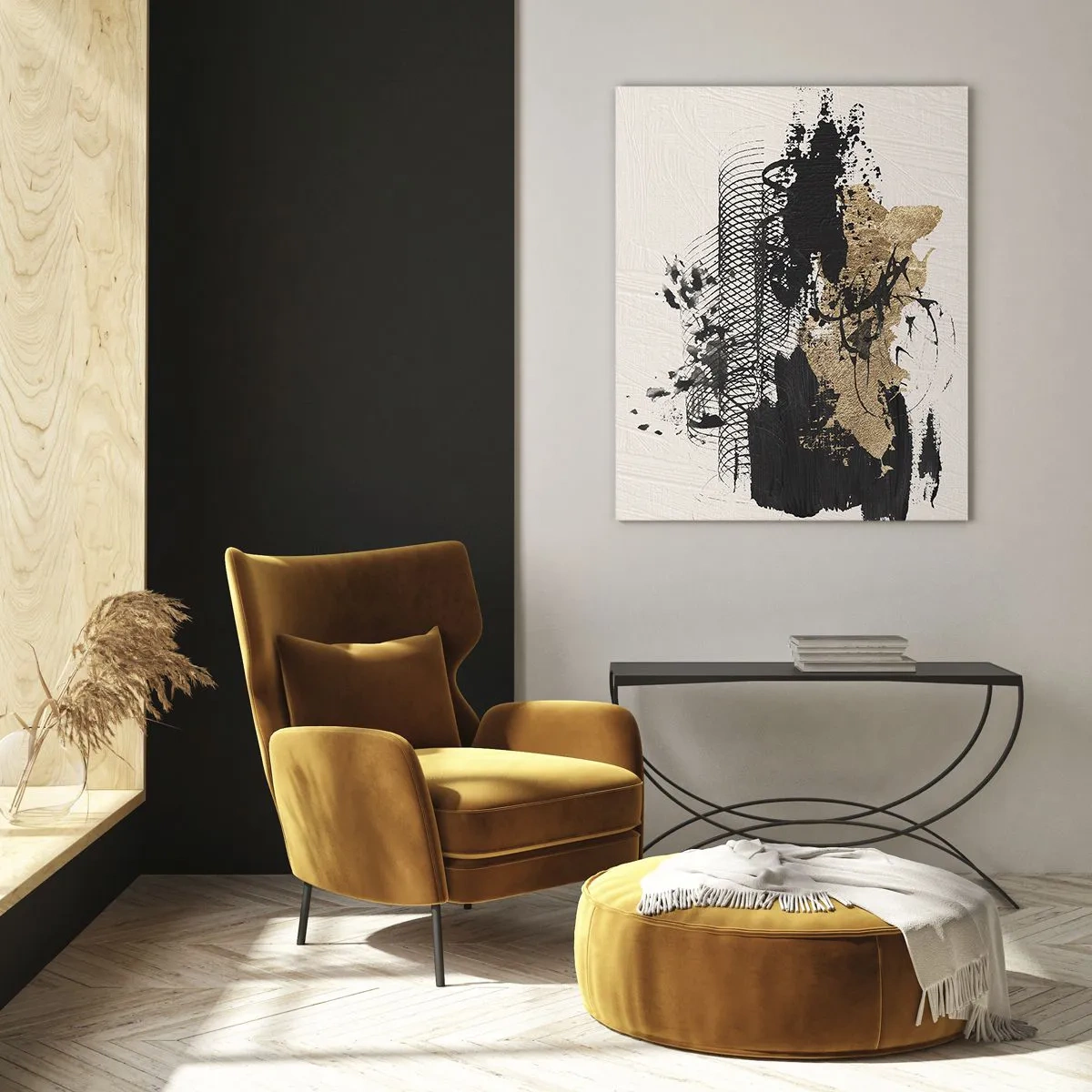 Quadro em vidro - Composição com paixão - 50x70 cm