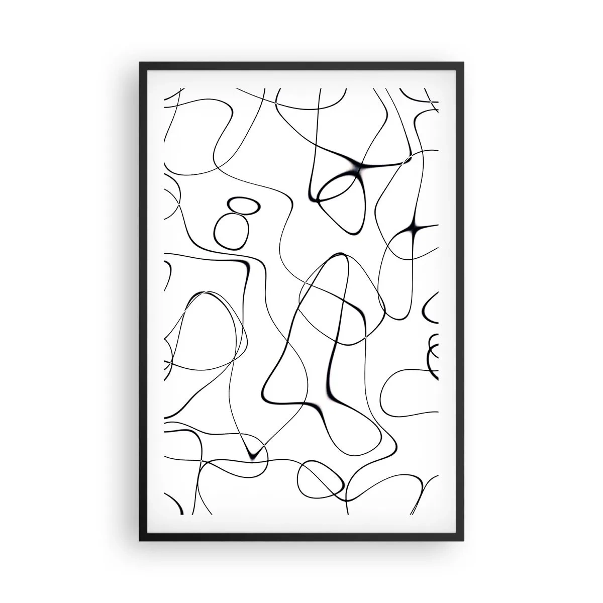 Pôster com moldura preta - Os caminhos da vida, as vicissitudes do destino - 61x91 cm