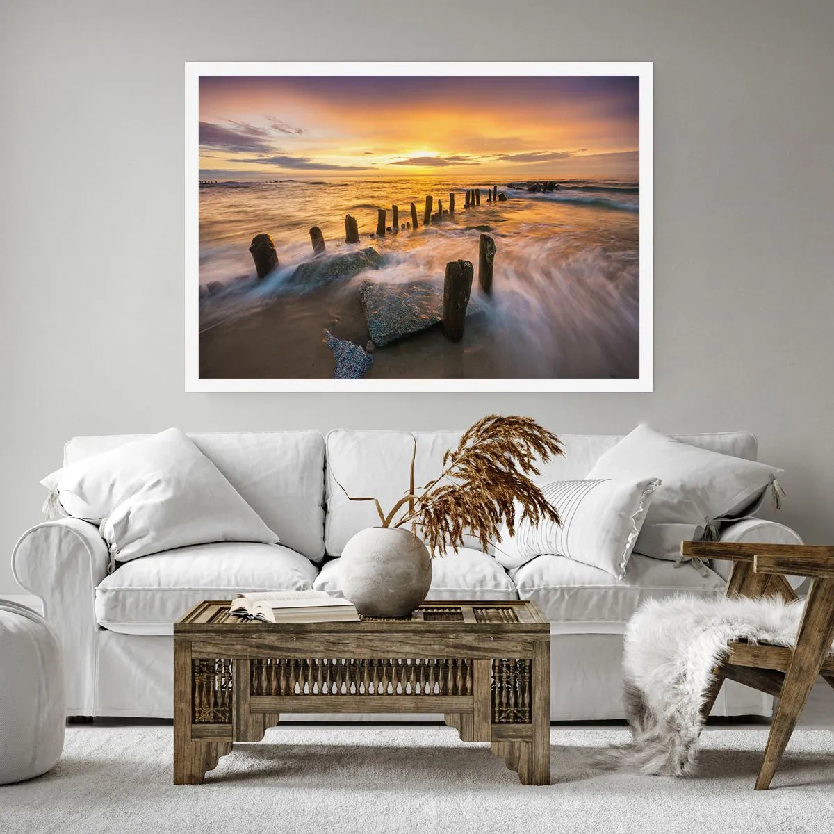 Pôster - A beleza crua do Mar Báltico - 91x61 cm