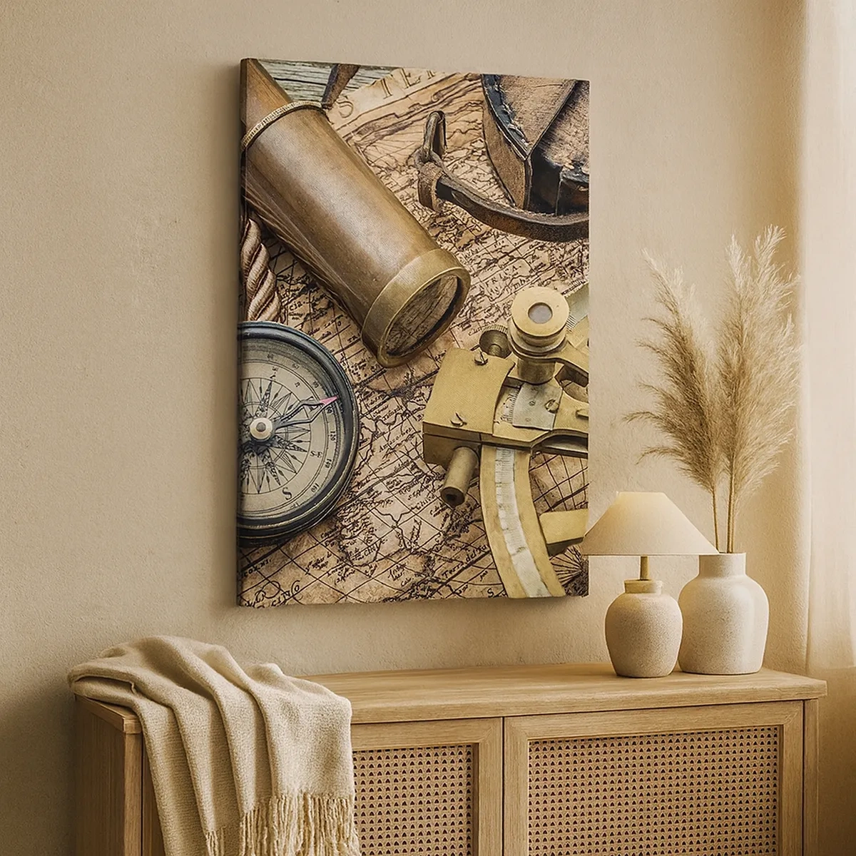 Quadro em tela - Definir um rumo - 50x70 cm