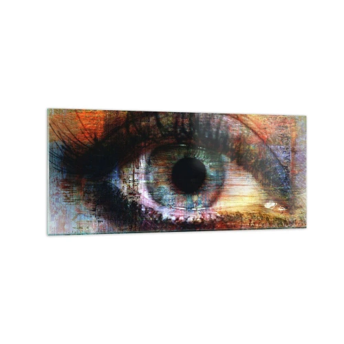 Quadro em vidro - Pode olhar para a alma - 120x50 cm