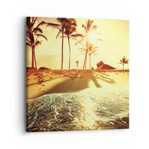 Quadro em tela - Califórnia à tarde - 30x30 cm