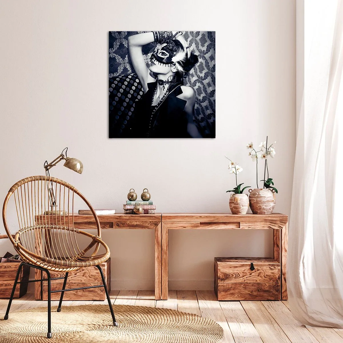 Quadro em tela - Decorações, ornamentos, desenhos... - 50x50 cm