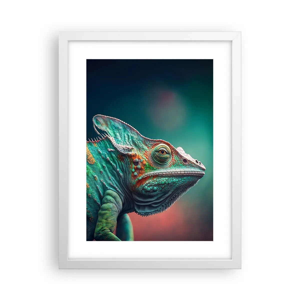 Pôster em moldura branca - Estás a ver-me? Isso não é bom… - 30x40 cm