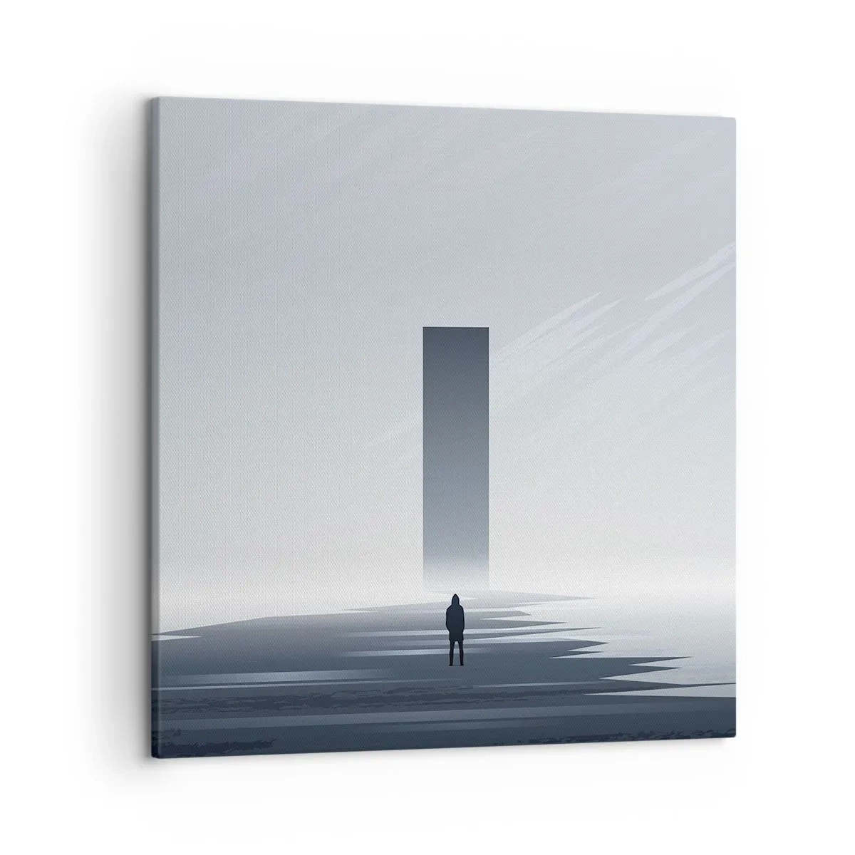 Quadro em tela - Oportunidade ou ameaça? - 50x50 cm