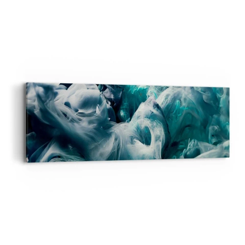 Quadro em tela - Movimento de cores - 90x30 cm