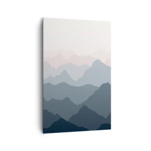 Quadro em tela - Ondas de montanha - 80x120 cm