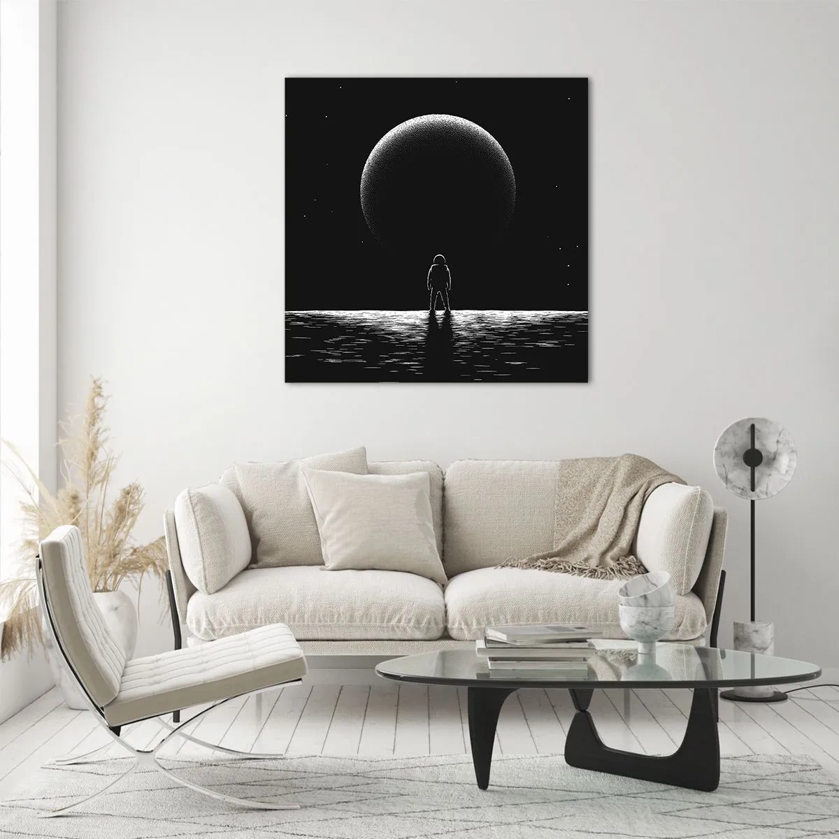 Quadro em vidro - Cara a cara - 40x40 cm