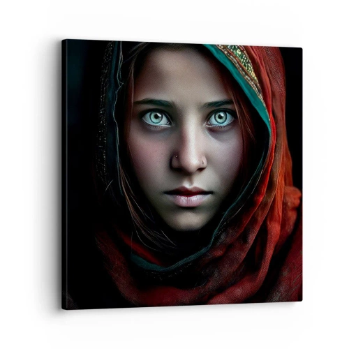 Quadro em tela - Princesa oriental - 30x30 cm