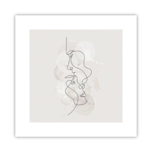 Pôster - Emaranhados num abraço - 30x30 cm