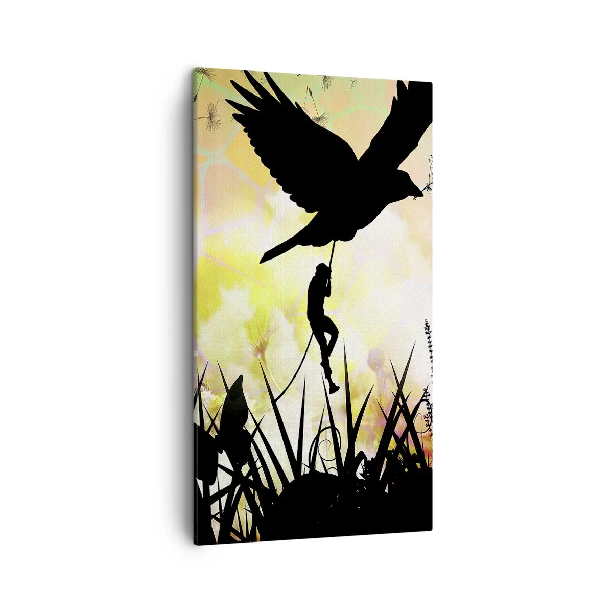 Quadro em tela - Ambiente de conto de fadas - 45x80 cm
