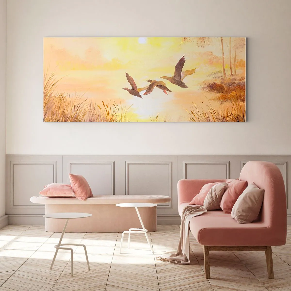 Quadro em vidro - O início de uma longa viagem - 160x50 cm