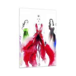 Quadro em vidro - Colorido desfile - 80x120 cm