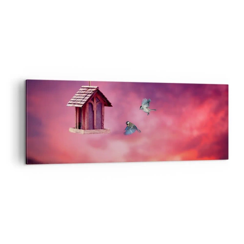 Quadro em tela - Convite para jantar - 140x50 cm