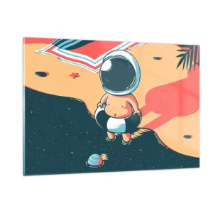 Quadro em vidro - De uma perspetiva diferente - 120x80 cm