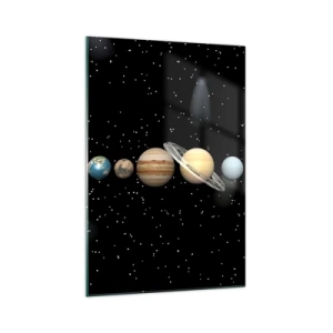 Quadro em vidro - E os planetas estão a enlouquecer... - 70x100 cm