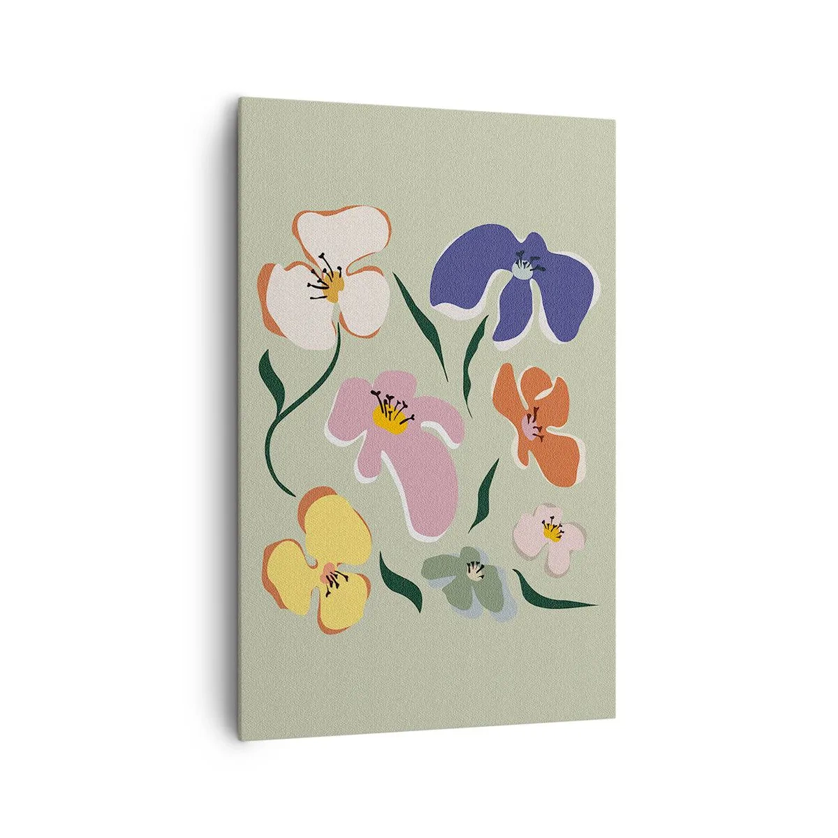 Quadro em tela - Amores-perfeitos para seu irmão - 80x120 cm