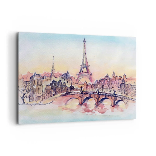 Quadro em tela - A única cidade deste tipo no mundo - 100x70 cm