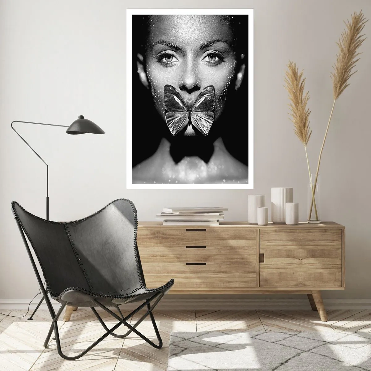 Pôster - O beijo da borboleta - 50x70 cm