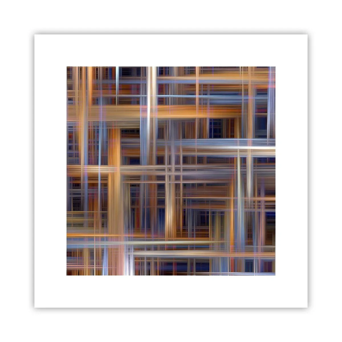 Pôster - Tecido de luz - 30x30 cm