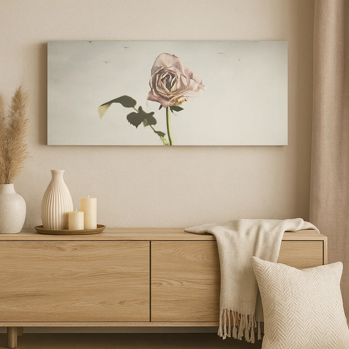 Quadro em tela - Boas-vindas da primavera  - 30x30 cm