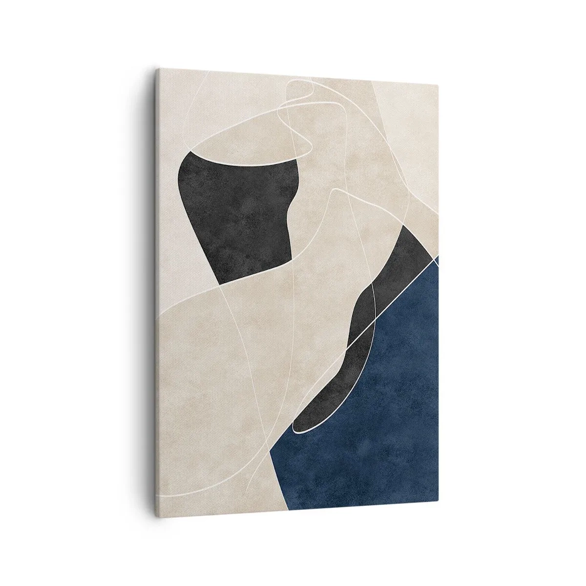 Quadro em tela - Composição abstrata – contraste de cores - 50x70 cm