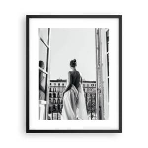 Pôster com moldura preta - Despertar dos sentidos - 40x50 cm