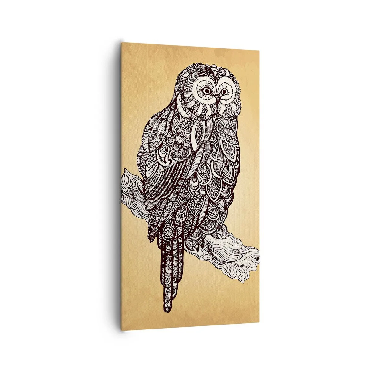 Quadro em tela - Ornamentos intrincados de sabedoria - 65x120 cm