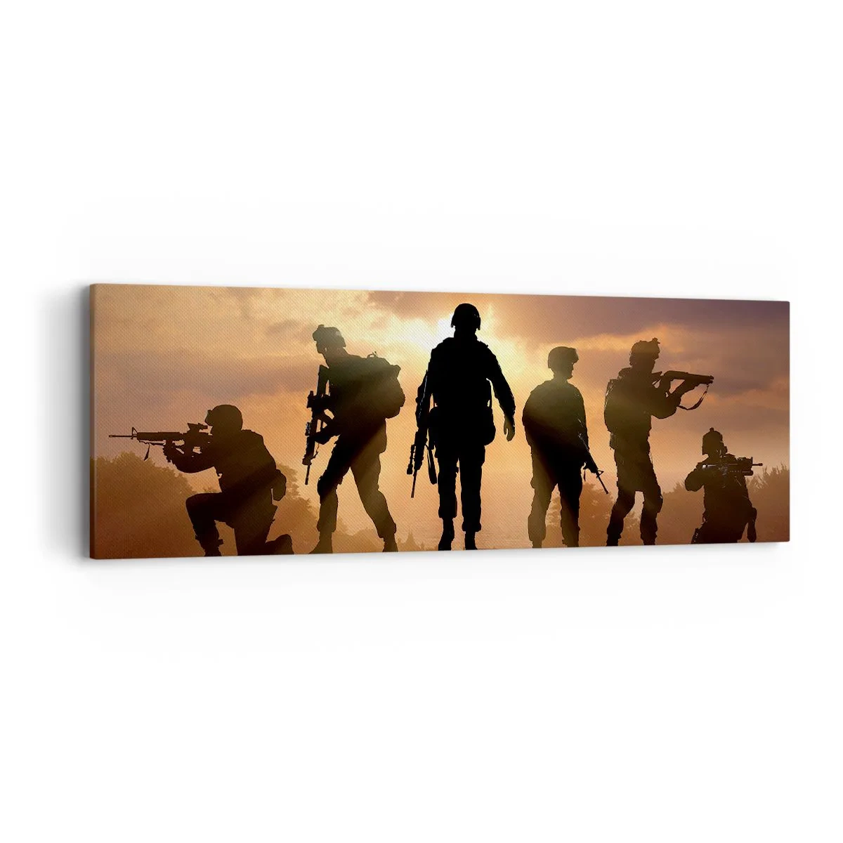 Quadro em tela - Brothers in arms - 90x30 cm