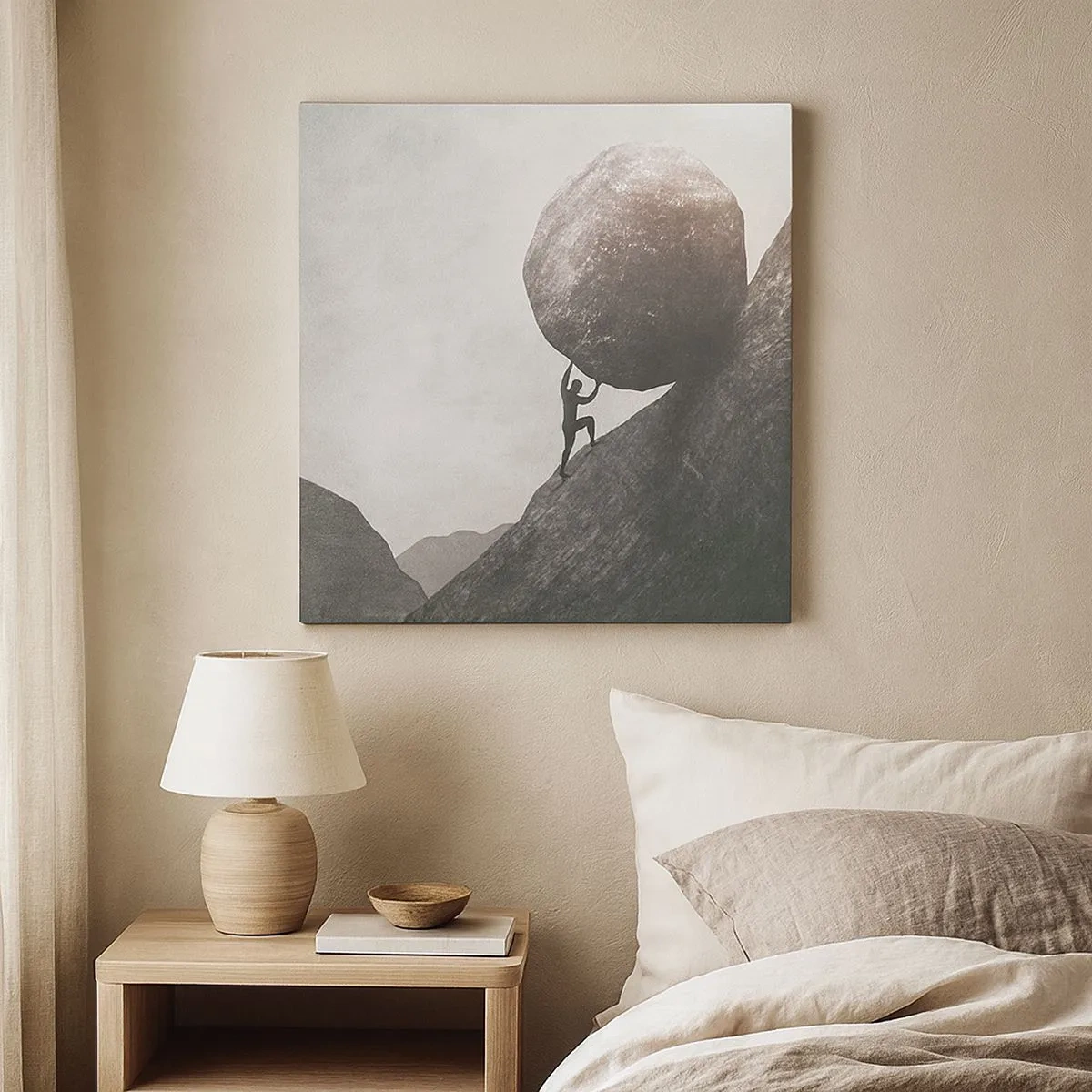 Quadro em tela - Eu creio - 30x30 cm