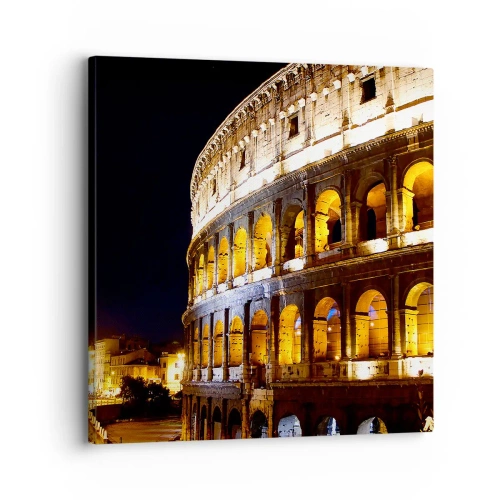 Quadro em tela - É hora das Olimpíadas - 30x30 cm