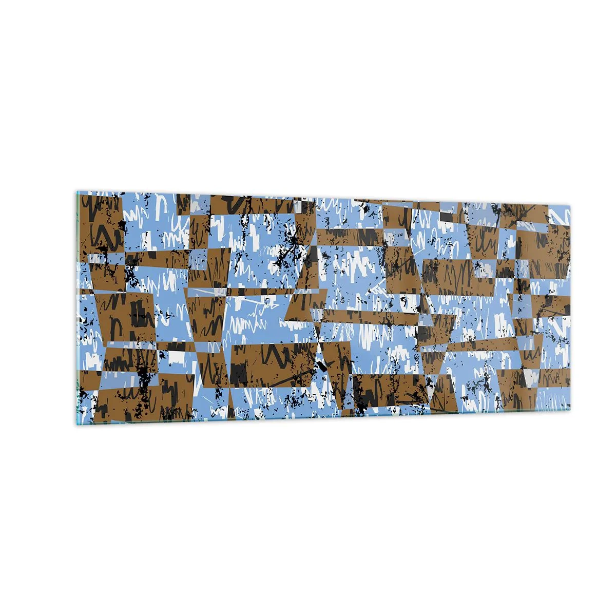 Quadro em vidro - Recorte não popular - 100x40 cm