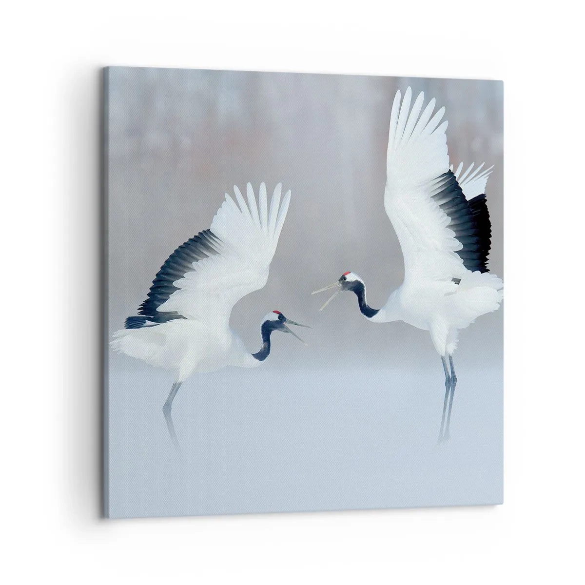 Quadro em tela - Dança no nevoeiro - 50x50 cm