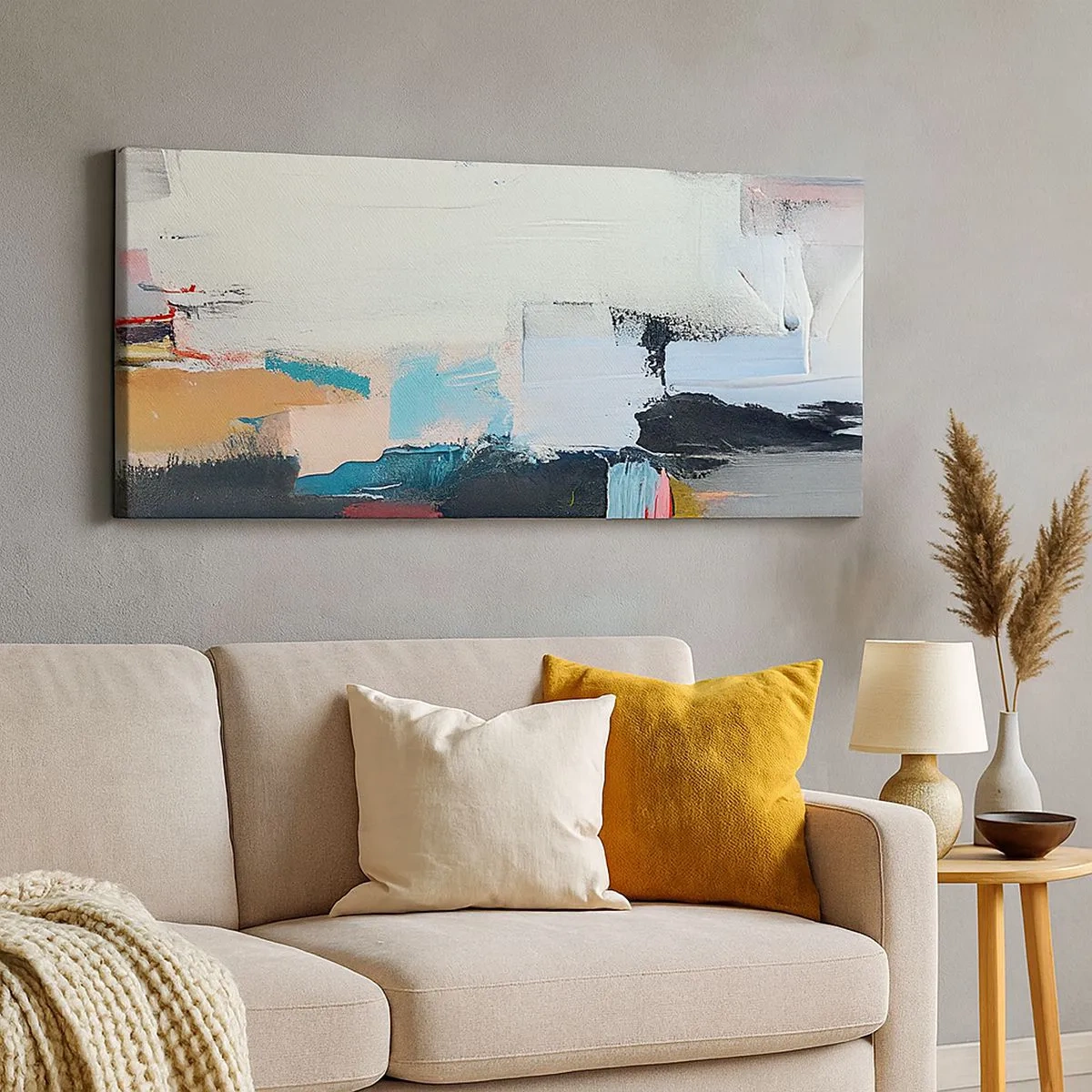 Quadro em tela - Há um método? - 100x40 cm