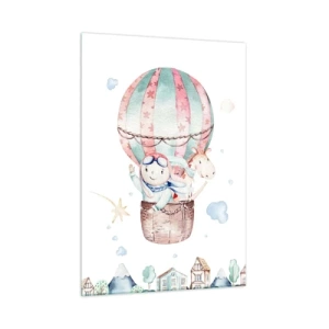 Quadro em vidro - Nós voltaremos em breve! - 50x70 cm