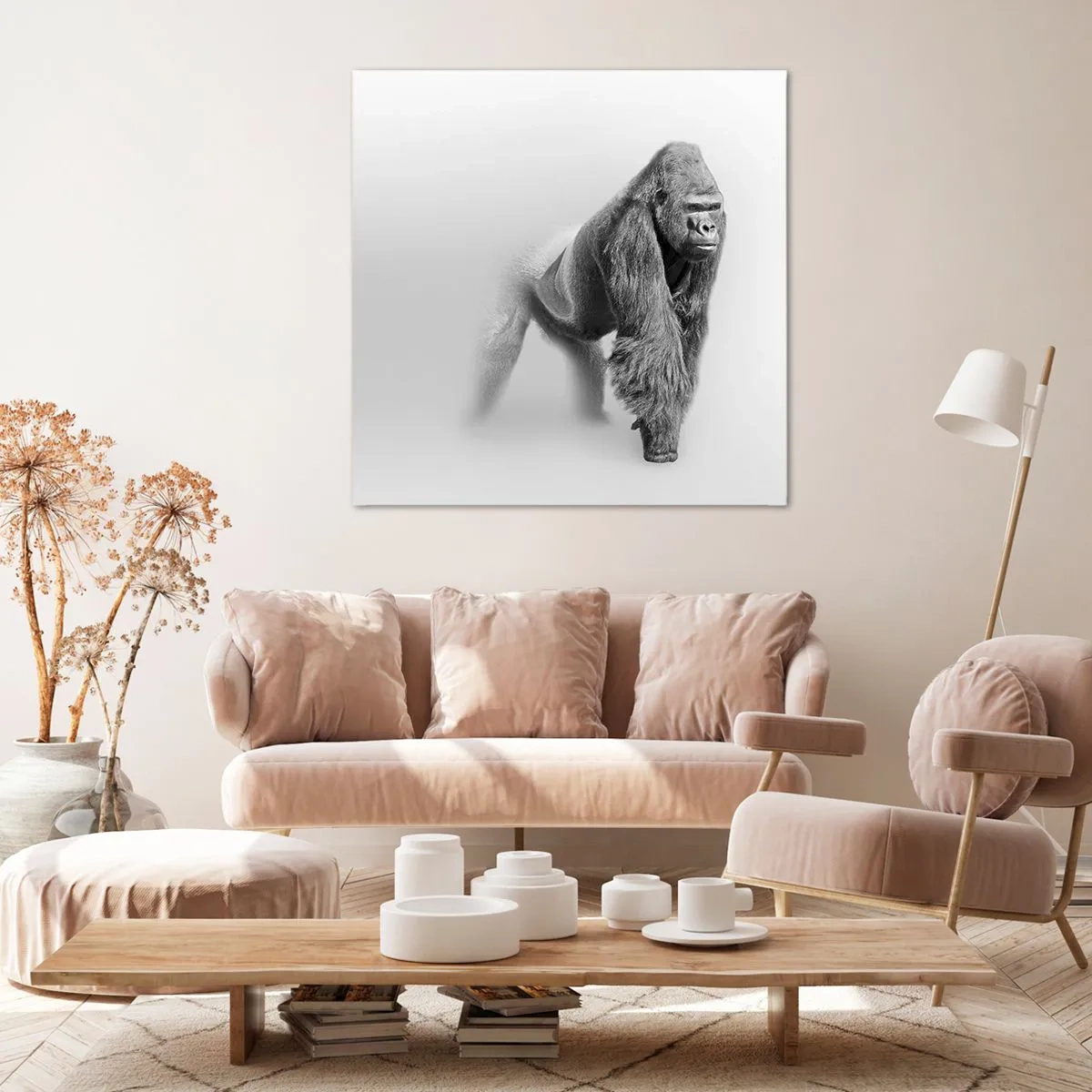 Quadro em tela - Confiante na sua força - 60x60 cm