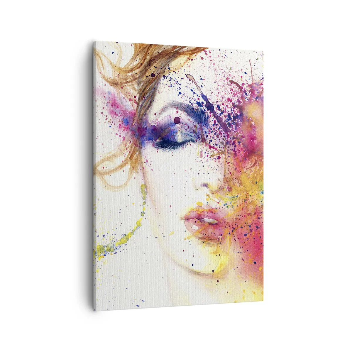 Quadro em tela - Vertigem arco-íris - 50x70 cm