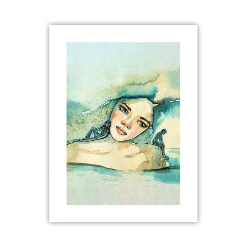 Pôster - Am I blue? - 30x40 cm