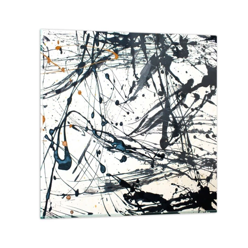 Quadro em vidro - Com ou sem sentido? - 50x50 cm