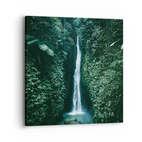 Quadro em tela - Primavera tropical - 30x30 cm